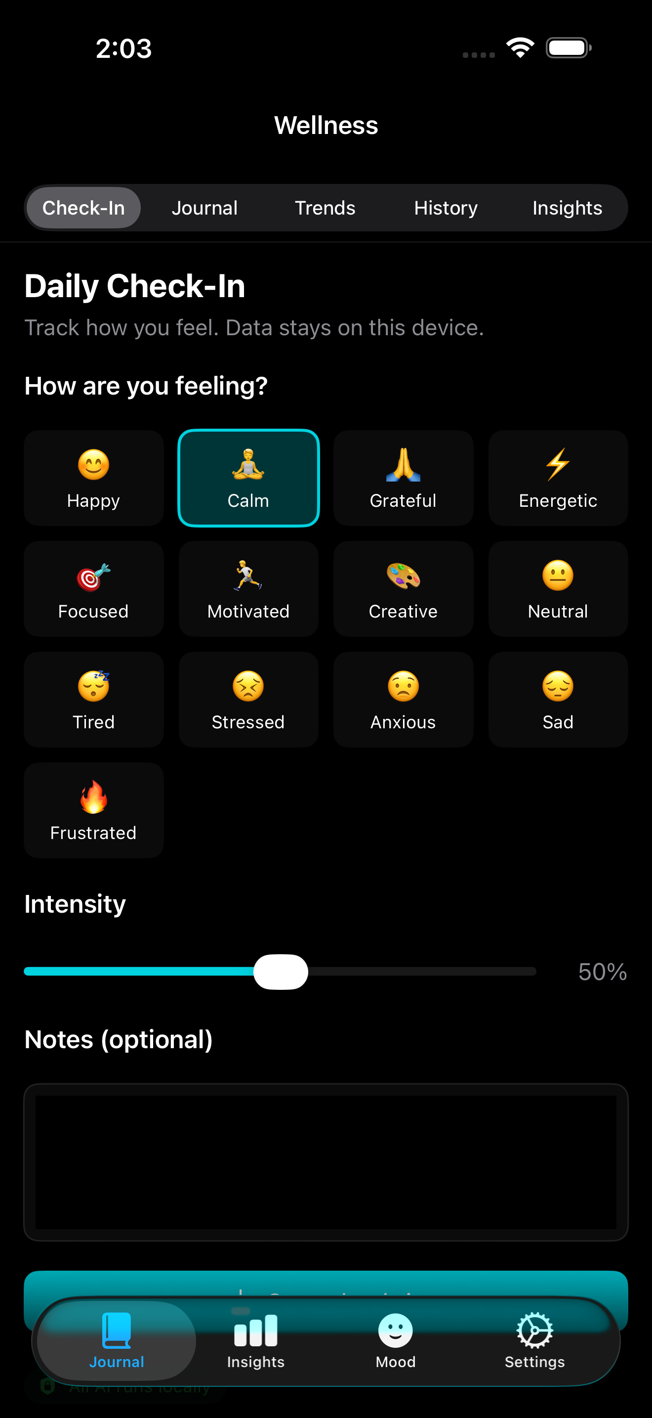 PocketWellness screenshot