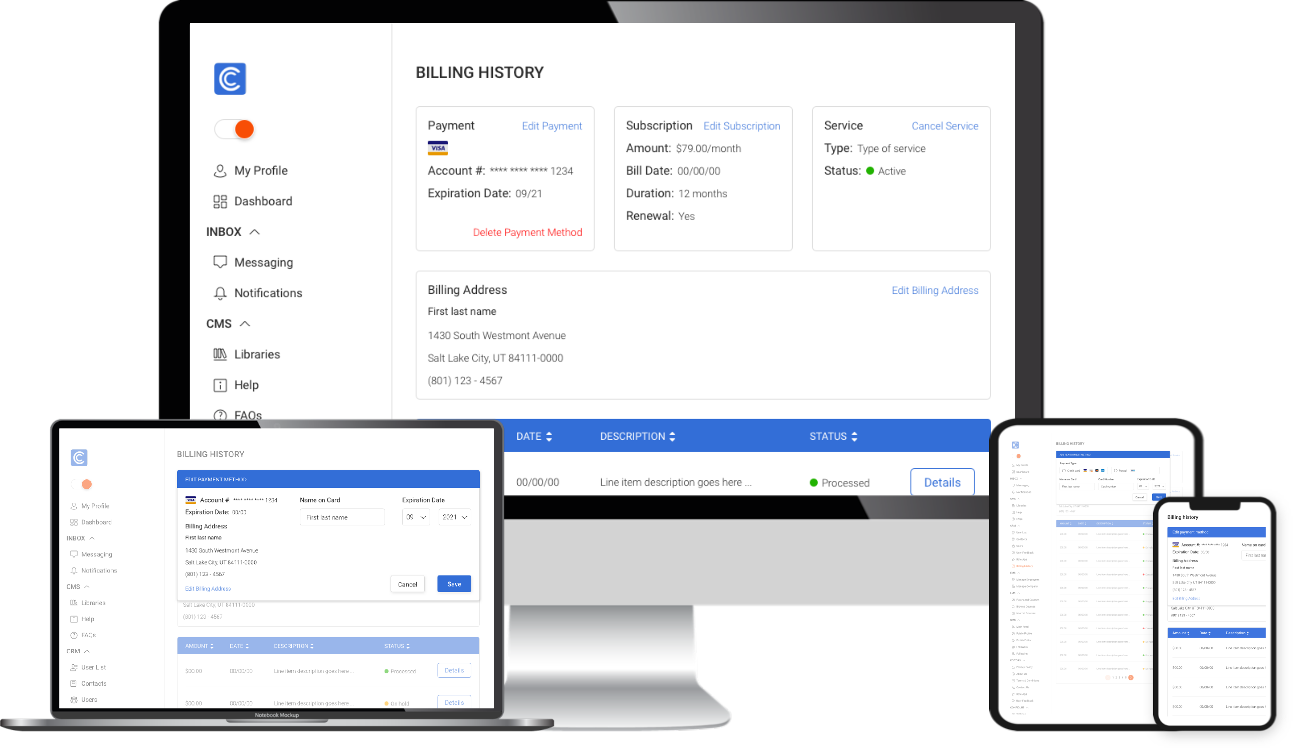 Starter App screenshot